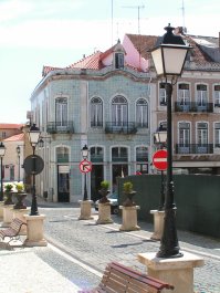 A view of an older part of Alcoba�a