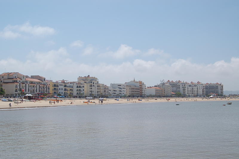 The beachfront of S�o Martinho do Porto